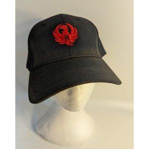 Ruger Firearms Black & Red Logo Shooting Gun Pro Hat Cap